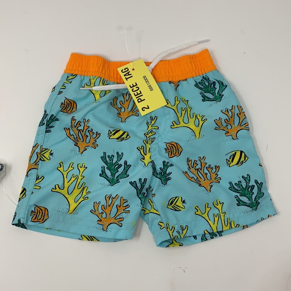 Floatimini Boy's Rashguard and Trunks Swim Set 12M - Picture 3 of 6